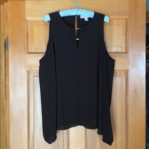 Michael Kors long sleeved, cold shoulder top